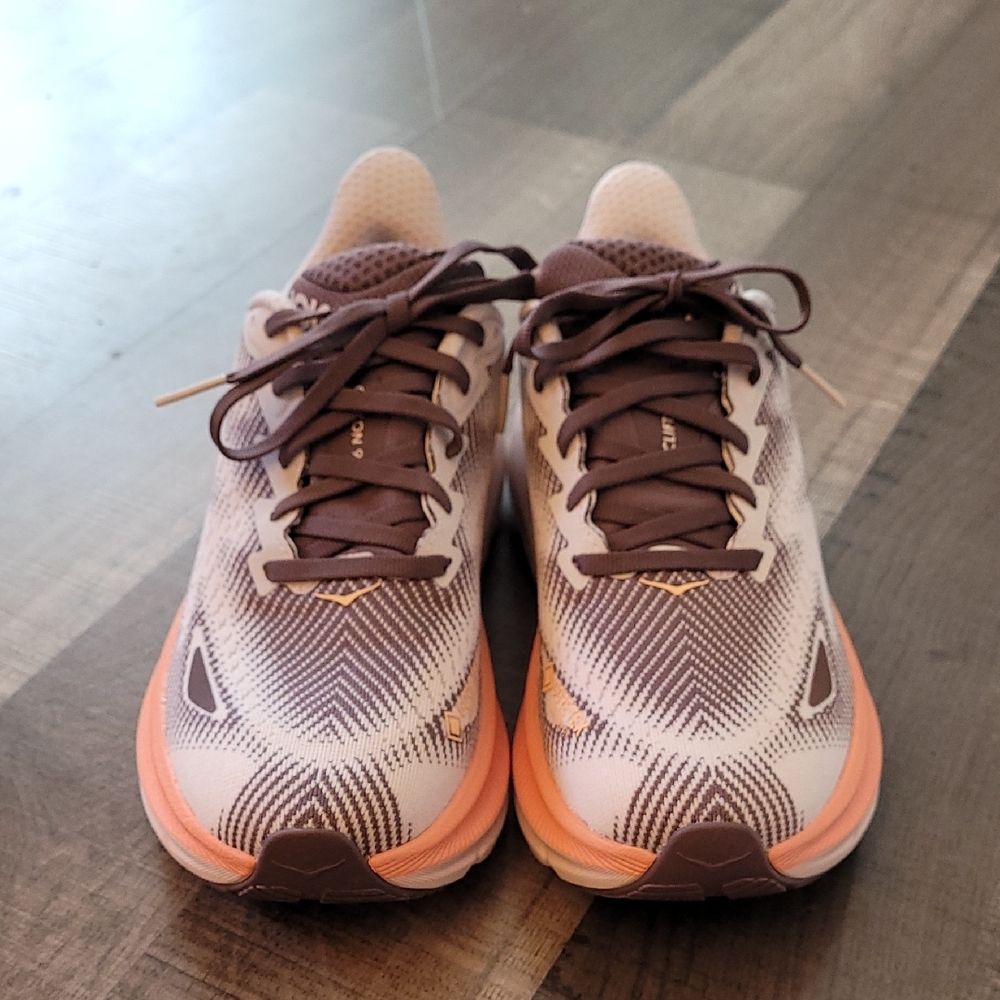 Hoka Women's Athletic Shoes in Purple and Orange. NEW Never Worn